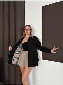 Resim Astarlı Yaka Detaylı Artos Ceket Siyah St2651019 Siyah 