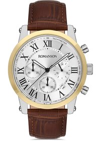 Resim Romanson Tl0334hm1cbs5b Deri Kordon Erkek Kol Saati 