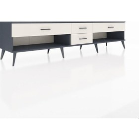 Resim Hyperion Tv Ünitesi 4 Çekmeceli 220x44x51 Antrasit-aytaşı Aytası/aytası - Antrasıt 