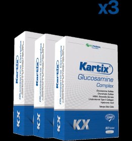 Resim Kartix Glukozamin Complex Takviye Edici Gıda 3 x 60 Tablet 