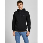 Resim Jack&Jones Kapüşonlu Fermuarlı Erkek Sweatshirt (12204926) 