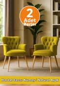 Resim LOVİSSE HOME 2 adet Diva Berjer Tekli Koltuk – Ofis / Salon / Balkon – Bekleme koltuğu, Cafe , Çay seti 