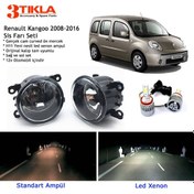 Resim Renault Kangoo 2008-2019 Beyaz Led Xenon Sis Farı Seti 