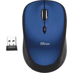 Resim Trust 24551 YVI+ Sessiz Mavi Kablosuz Mouse 
