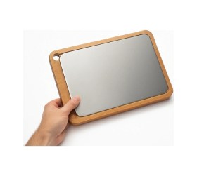 Resim River World Sunum Ve Kesme Tahtası Paslanmaz Çelik Ahşap Çok Renkli 