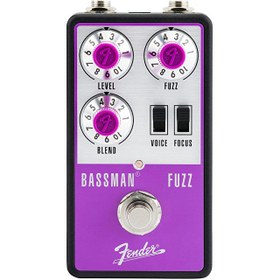 Resim Fender 0234611000 Bassman Fuzz Bas Gitar Pedalı | Vintage Bassman Tonlarını Andıran Yoğun ve Kremsi Fuzz Efekti 