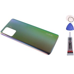 Resim Oppo Reno 5 Lite Yeşil Arka Kapak Batarya Kapağı Pil Kapağı Yapışkan Ve Sökme Aparatıyla Beraber Full Set Yeşil 