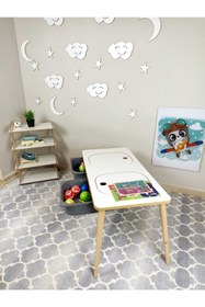 Resim MİRACLE 3D Çocuk Oyun Etkinlik Çalışma Masası Aktivite Masası 