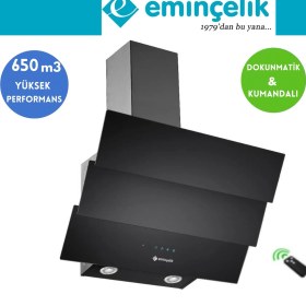 Resim Eminçelik ve Afm Tech Marka / Fıda Siyah Turbo Cam Ankastre Set ( FM7700 + FM2200 + Ch 1455 Rc B60) 