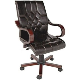 Resim Koltukstilim Santoz Deri Ahşap Şef Koltuğu Diğer 