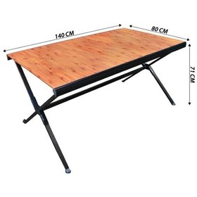 Resim Campout Odin Kamp Masası Ng N054 Kahverengi - Siyah 