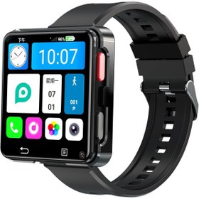 Resim howear WR668 4GLite Sim Kartlı BTK Kayıt GPS Çift Kameralı 1200Mah Yeni GPT Destekli Akıllı Saat Siyah 