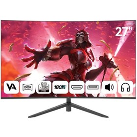 Resim Npc 27" MD270K-V 180Hz 1ms VA FHD Curved Gaming Monitör 