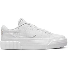Resim Nike Court Legacy Lift Beyaz Kadın Sneaker Dm7590-101 Beyaz 