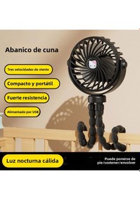 Resim Ayarlanabilir Tripod Ve Usb Şarjlı Taşınabilir Elektrikli Vantilatör Aydınlatma Stili1, 