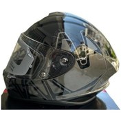 Resim Nro Full Face Motosiklet Kaskı Siyah 