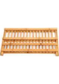 Resim Bambu Bulaşık Sepeti Bambu Tabaklık Bulaşıklık 42 Cm Bambu Bulaşık Sepeti Bambu Tabaklık 