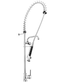 Resim Fkn Çapa Sanayi Tipi Çift Kontrollü Te Mix Spiralli Eviye Batarya 