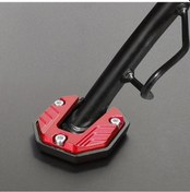 Resim Fochsia 4 Renk Seçenekli Kırmızı Küçük Boğa Alaşımlı Motosiklet Pedal Uzatma Aparatı 