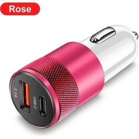 Resim Maerknon 3.1a Usb Araç Şarj Cihazı Tip C Hızlı Şarj Adaptörü İphone Uyumlu Xiaomi Huawei Soket Çakmak Dedistribütör Garantili 