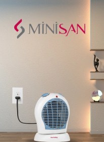 Resim Minisan Sunday Fanlı Isıtıcı Oval Osilasyonlu Fan, Sfh-01 Oval 