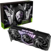 Resim Galax Geforce Rtx 5080 Hof Gaming Black Edition 1-Click Oc 16GB Gddr7 256 Bit Dlss 4 Ekran Kartı (58NZN6MDCXHO) 