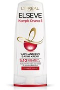 Resim Elseve komple onarıcı 5 yıpranmış saçlar için keratinxs içeren yapılandırıcı bakım kremi 360 ml 