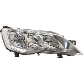 Resim Ayfar 505218 - Far Motorlu Sağ - Krom Çerçeveli Led Ballast Dahi 