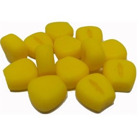 Resim Sazan Rig 10 Mm Medium Yüzen Silikon Sarı Mısır Yapay Yem( 20 Ad) 