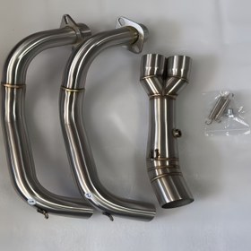 Resim 1 Adet Yamaha MT07, MT-07 (2014-2023), FZ07 (2014-2024), R7 (2021-2024) İç Boru için Kaydırma Tipi Motosiklet Egzoz Sistemi 
