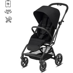 Resim Cybex Eezy S Twist+2 (360 Derece) Bebek Arabası - Deep Black
     Siyah 