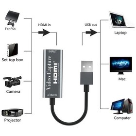 Resim Usb Hdmı Hd Vıdeo Capture Kart 4897P 4K Xbox Ps4 Çevirici Aktarıc 