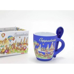 Resim Tekli Yöresel Kahve Fincanı Alk1564 - Net6374-2310 