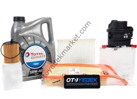 Resim Citroen C3 (2002-2010) 1.4 Hdi 70hp Filtre Bakım Seti Ve 10w40 Motor Yağ (İthal) 