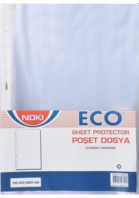 Resim Noki Eco Şeffaf Poşet Dosya Gömlek Dosya 500'lü Paket N11.266 