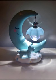 Resim Home Ay Şekilli Led Gece Lambası, 14 cm 