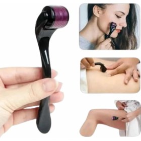Resim Savarga Titanyum Uçlu Derma Roller 540 Iğneli 1 mm Gözenek Azaltıcı Akne Izlerine Uygun 
