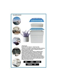 Resim 2 Kg. Dikdörtgen Nem Alıcı Aparat Lavanta 2 Kg. Blok 