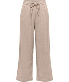 Resim ONLTHYRA LONG PANT WVN Bej Kadın Pantolon 