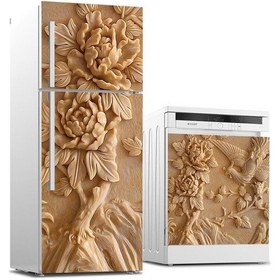 Resim Buzdolabı Ve Bulaşık Makinası Beyaz Eşya Sticker Kaplama Toprak 