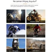 Resim Motosiklet Bisiklet Gözlüğü - Siyah Çerçeve Sarı Kaplama 