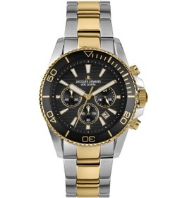 Resim Jacques Lemans 1-2206l Lıverpool Dıver Erkek Kol Saati Gümüş - Siyah 
