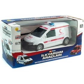 Resim Uzaktan Kumandalı Full Fonk. Ambulans 1:20 Ölçek Caddy 