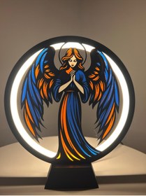 Resim lodperry Melek Figürlü Masa Lambası 