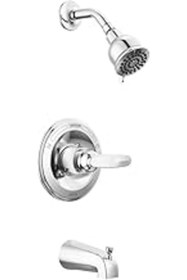 Resim SanalAMCA Store Faucet Foundations Krom Duş Bataryası Seti, 2 Püskürtmeli Krom Duş Başlığı, Küvet Ve Duş Trim Seti, 