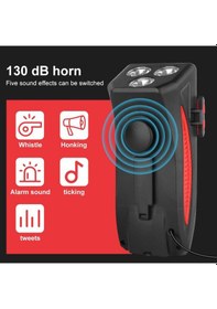 Resim Powerbank Telefon Tutucu Kornalı Bisiklet Feneri 4800 Mah 4 In 1 Siyah-Gri 