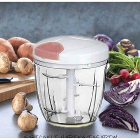 Resim Beyaz Çok Bıçaklı El Rondo, Kolay ve Hızlı Doğrama Aracı 