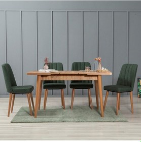 Resim Milano Medium Mutfak Masa Takımı Atlantik Yeşil 