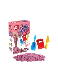 Resim 03693 Dede Aksesuarlı Pembe Kinetik Oyun Kumu 1000 Gr 