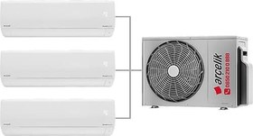 Resim Arçelik Multi Sistem Duvar Tipi 3+1 Inverter 12+12+24 30000BTU Klima ZM30105-121224 